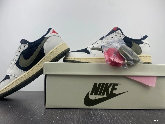 Reps TBkick Jordan x Low OG WMNS Air 1 Olive DZ4137-106 Travis Scott 0723
